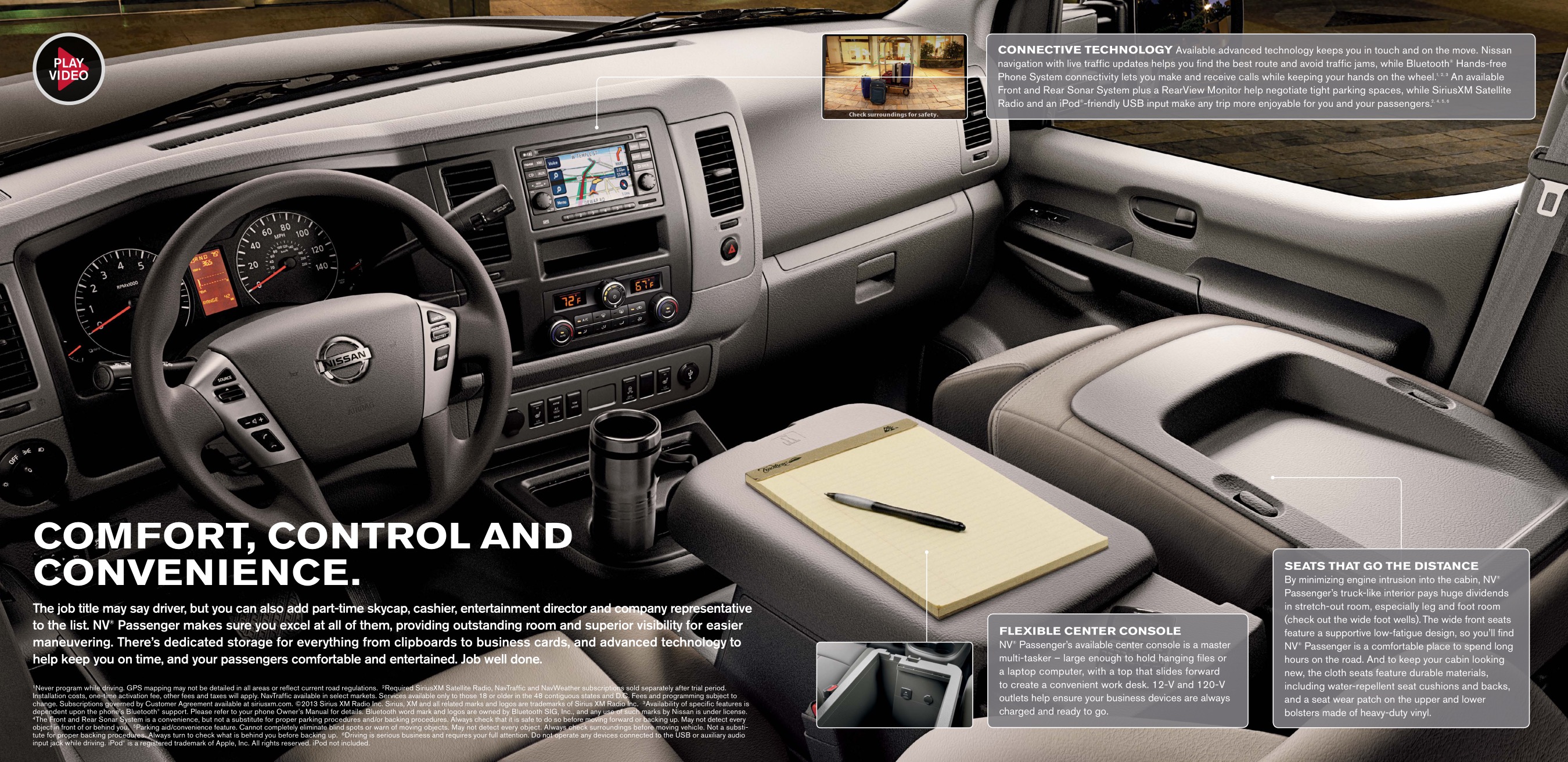 2013 Nissan NV Passenger Brochure Page 10